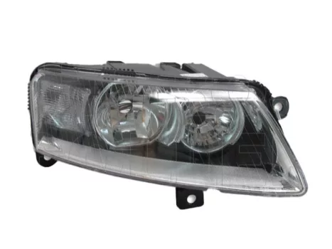 Audi A6 2008.10.01-2011.03.31 Fényszóró H7/H15 jobb (motoros állítás, motor nélkül) TYC (02P9)