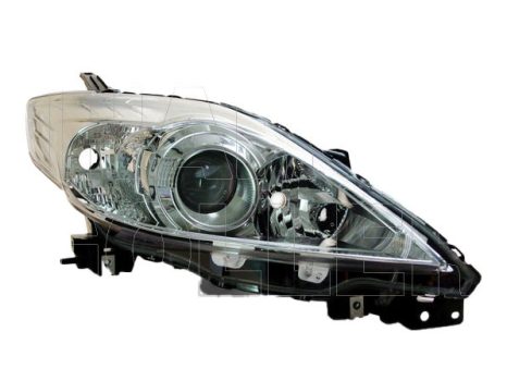 Mazda 5 2008.02.01-2010.08.31 fényszóró H7/HB3 jobb, króm házas (motorral) TYC (0X2I)