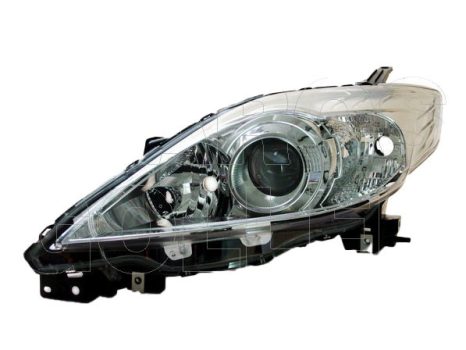 Mazda 5 2008.02.01-2010.08.31 fényszóró H7/HB3 bal, króm házas (motorral) TYC (0X2J)