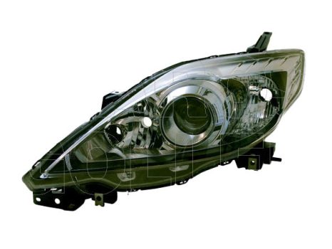 Mazda 5 2008.02.01-2010.08.31 fényszóró H7/HB3 bal, fekete házas (motorral) TYC (0X2L)