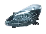   Renault Clio (Clio III) 2009.01.01-2012.10.31 Fényszóró H1/2H7 bal fekete házas (motoros állítás, motor nélkül) TYC (031A)