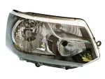   VW Caravelle/Multivan (T5) 2009.10.01-2015.06.30 Fényszóró H4 jobb, fekete házas (motorral) TYC (0ZT4)