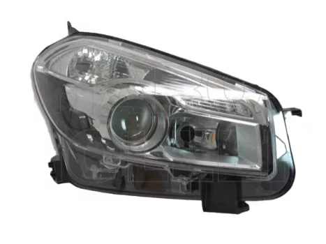 Nissan Qashqai J10 2010.05.01-2013.11.30 Fényszóró 2H7 jobb (motoros állítás, motor nélkül) TYC (01WH)