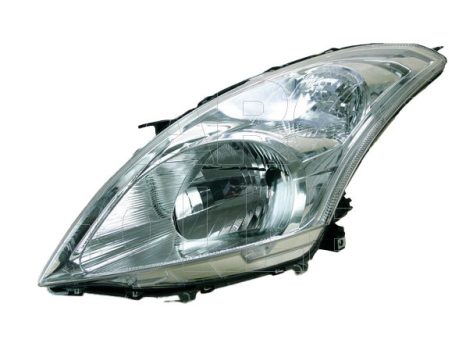 Suzuki Swift (AZG) 2010.09.01-2017.05.12 Fényszóró H4 bal, króm házas (motorral) TYC  (0ZU1)