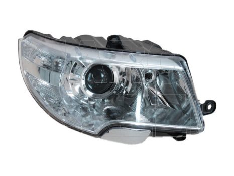 Skoda Superb 2008.11.01-2013.05.25 Fényszóró H7/H3 jobb (motorral) TYC (04JM)