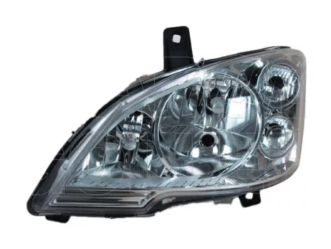 Mercedes Viano (W639) 2010.10.23-2014.01.31 Fényszóró 3H7+nappali fény bal (motorral) TYC (0496)