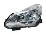   Opel Corsa D 2011.03.01-2014.08.31 fényszóró H7/H1+nappalifény bal, króm házas(motorral) TYC (00X7)