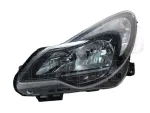   Opel Corsa D 2011.03.01-2014.08.31 fényszóró H7/H1+nappalifény bal, fekete házas(motorral)TYC (04PT)