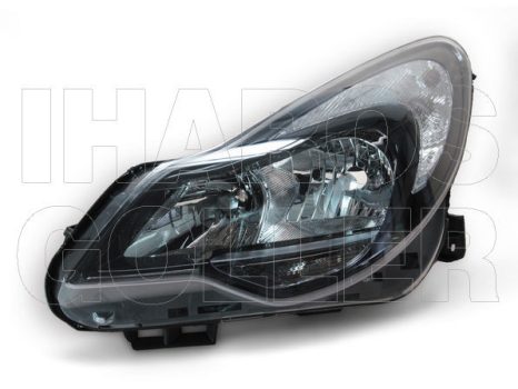 Opel Corsa D 2011.03.01-2014.08.31 FSZ H7/H1+nappalifény bal, fekete h.(motorral)TYC (04PT)