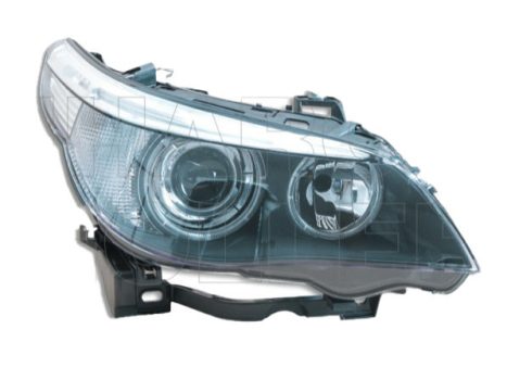 BMW 5 (E60, E61) 2003.07.01-2010.10.01 fényszóró Bi-XENON D1S/H7 jobb 05-07 (motorral) TYC (05EB)