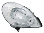   Renault Kangoo 2008.02.01-2013.06.30 Fényszóró H4 jobb króm házas (motoros állítás, motor nélkül) TYC (0S12)
