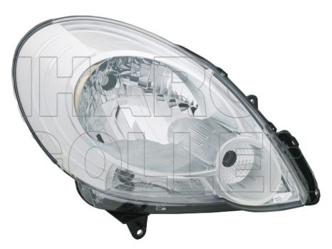 Renault Kangoo 2008.02.01-2013.06.30 Fényszóró H4 jobb króm házas (motoros állítás, motor nélkül) TYC (0S12)