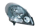   Renault Kangoo 2008.02.01-2013.06.30 fényszóró H4 jobb fekete házas (motoros állítás, motor nélkül) TYC  (07RB)
