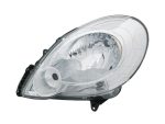   Renault Kangoo 2008.02.01-2013.06.30 Fényszóró H4 bal króm házas (motoros állítás, motor nélkül) TYC (0S13)