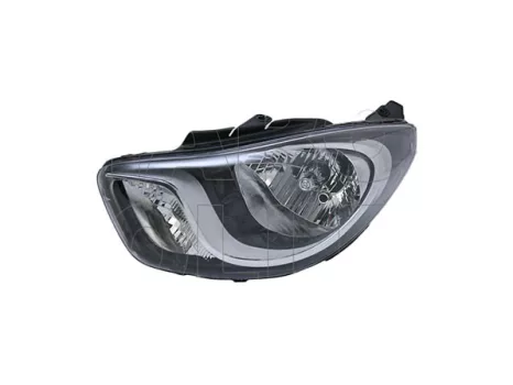 Hyundai I10 2008.05.01-2013.10.31 Fényszóró H4 bal fekete házas 10.11- (motorral) TYC (01W4)