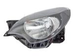   Renault Twingo 2012.01.14- Fényszóró H4 bal, fekete házas (motoros állítás, motor nélkül) TYC (09HU)