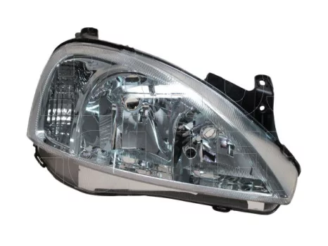 Opel Corsa C 2000.09.01-2006.08.31 fényszóró H7/H1 jobb 04.9-től (motoros állítás, motor nélkül) TYC (0497)