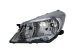   Toyota Yaris 2011.10.15-2014.06.30 Fényszóró H4 bal sötét szürke h. (motoros állítás, motor nélkül) TYC (142T)