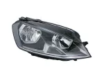   VW Golf VII/1 2012.10.01-2016.10.31 Fényszóró H7/H15 jobb, fekete házas (motorral) TYC (11V1)