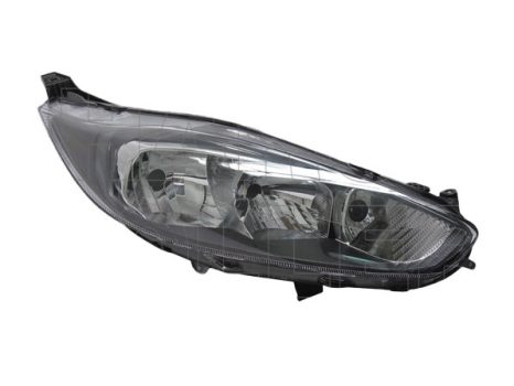 Ford Fiesta 2013.02.01-2017.05.01 Fényszóró H7/H15 jobb, fekete házas (motorral) TYC (0WMT)