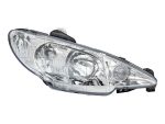   Peugeot 206 1998.09.01-2007.07.31 Fényszóró H7/H1 jobb 05.12-től (motoros állítás, motor nélkül) TYC (0WFA)