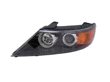 Kia Sorento 2009.12.01- Fényszóró H7/H1 bal 12.9-ig (motoros állítás, motor nélkül) TYC (145F)