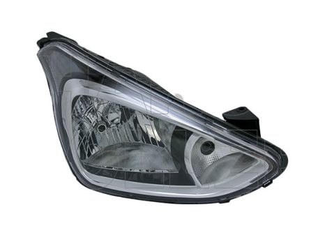 Hyundai I10 2013.11.01-2019.12.01 Fényszóró H4 jobb, fekete házas (motorral) TYC (10BY)