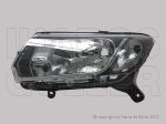   Dacia Logan 2012.10.01-2017.08.01 FSZ H4 bal +nappali fény fekete házas TYC (10BW)