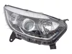   Renault Captur 2013.06.01-2016.08.30 Fényszóró H1/H1 jobb króm házas (motorral) TYC (1FZZ)