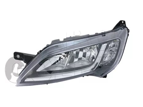 Peugeot Boxer 2014.01.01- fényszóró 2H7 bal +nappali fény fekete házas(motorral) TYC (12UB)