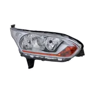   Ford Transit Connect-Tourneo 2013.09.30-2018.05.28 fényszóró H7/H15 jobb+DRL króm ház -15.09.(motorral)TYC (154L)
