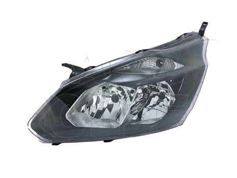 Ford Transit Custom 2012.09.01-2017.12.31 Fényszóró H7/H15 bal+DRL fekete házas(motorral) TYC (17TZ)