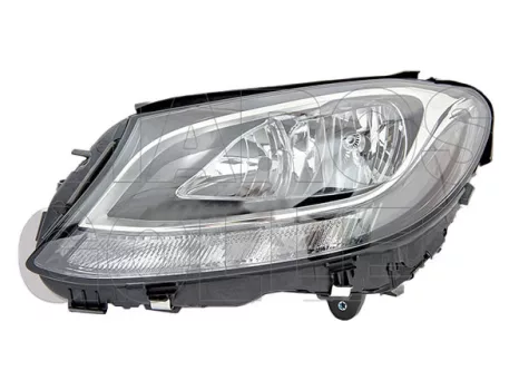 Mercedes C (W205) 2014.03.01-2018.08.30 Fényszóró 2H7+LED bal, fekete (motorral) TYC (15SH)