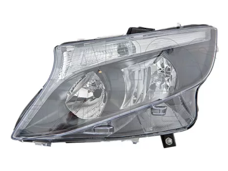 Mercedes Viano (W447) 2014.02.01- fényszóró H7/H15 bal+nappali fény fekete házas 16.03.- TYC (1EMX)