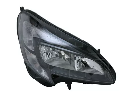 Opel Corsa D 2011.03.01-2014.08.31 fényszóró 2H7 jobb,+napp.f.fek.ház,motorral TYC (167P)