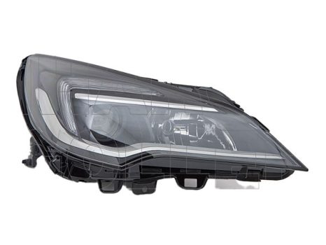 Opel Astra K/1 2015.06.01-2019.07.02 fényszóró H1/H7+LED napp. fény jobb (motorral) TYC * (1T80)