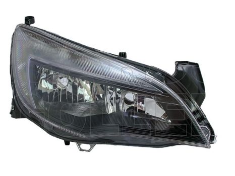 Opel Astra J/2 2012.09.01-2015.05.30 Fényszóró 2H7 jobb fekete házas+LED (motorral) TYC  (1BEM)
