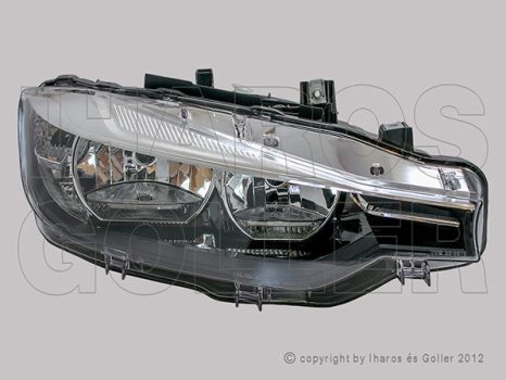 BMW 3 (F30, F31) 2015.05.01-18.11.01 Fényszóró 2H7+LED nappali fény jobb (motorral) TYC (191B)