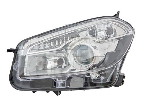 Nissan Qashqai J10 2010.05.01-2013.11.30 fényszóró XENON D1S/H7 bal elekt.+ izzó nélk.(motorral) (1CSA)