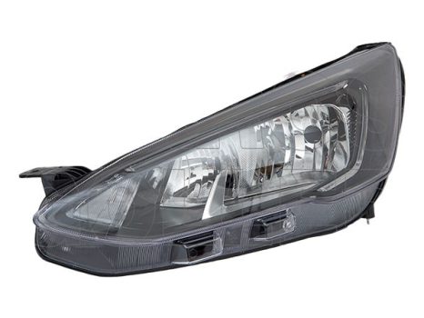 Ford Focus 2018.04.10- Fényszóró H1/H7+LED bal fekete házas (motorral)TYC* (1KJU)