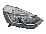   Renault Clio (Clio IV) 2016.01.01-2019.09.20 Fényszóró H1/H7 jobb króm házas(motorral) TYC (1LJT)