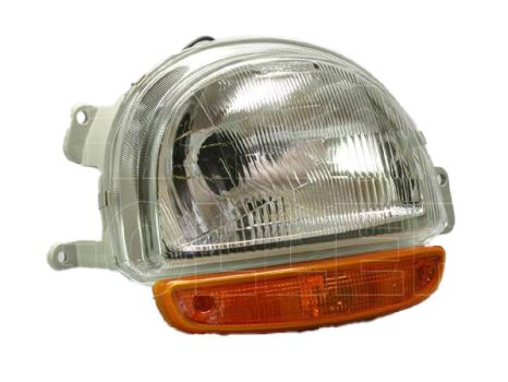 Renault Twingo 1993.05.01-1998.08.31 Fényszóró H4 sárga villogóval jobb TYC (0H0P)