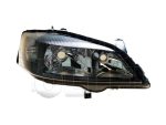   Opel Astra G 1997.09.01-2003.08.31 Fényszóró H7/HB3 jobb, fekete házas (motoros állítás, motor nélkül) TYC (0PIS)
