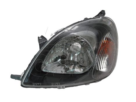 Toyota Yaris 1999.04.01-2003.01.31 Fényszóró H4 bal, fekete házas (motorral) TYC (0WZL)