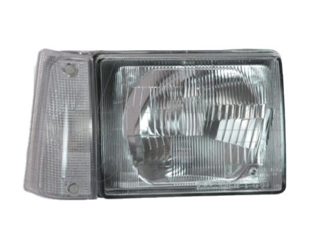 Fiat Panda Restyl. 1986.01.01-2003.02.28 Fényszóró2 vagy H4 jobb fehér villogó(motoros állítás, motor nélkül) TYC (01TW)