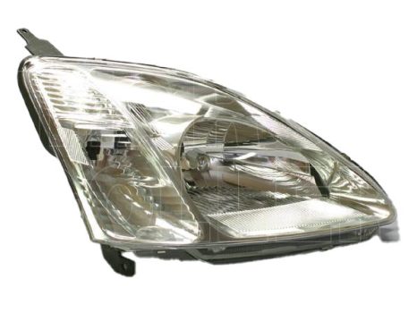 Honda Civic (10.gen) 2015.09.01- fényszóró H4 jobb 3/5 ajtós, króm házas (motorral) TYC (0HIG)