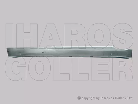 Fiat 500 2007.07.01-2015.06.30 Küszöb jobb 3 ajtós (13NW)