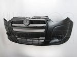   Fiat Doblo 2009.09.01-2014.12.31 Első lökhárító, fekete, fényezhető (012K)