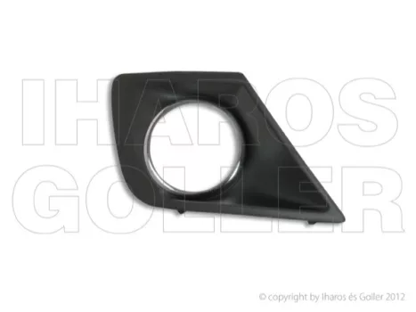 Peugeot 207 2006.06.01-2013.06.30 Rács a lökh-ba jobb, króm ker. 09-től (ködl.) (0ZM7)