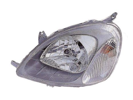 Toyota Yaris 1999.04.01-2003.01.31 Fényszóró H4 bal Stanley tip.(motorral) DEPO (0SPY)
